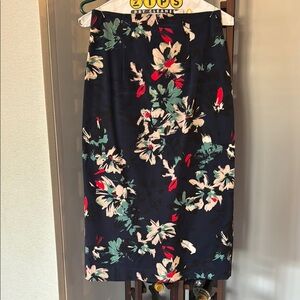 Floral Print Skirt - Multicolor
